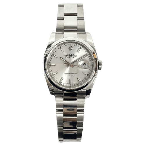 Rolex Datejust 116200 Silver Dial May 2013